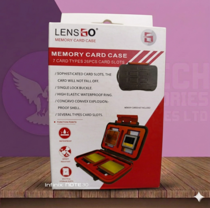 LENS GO MEMORY CARD CASE